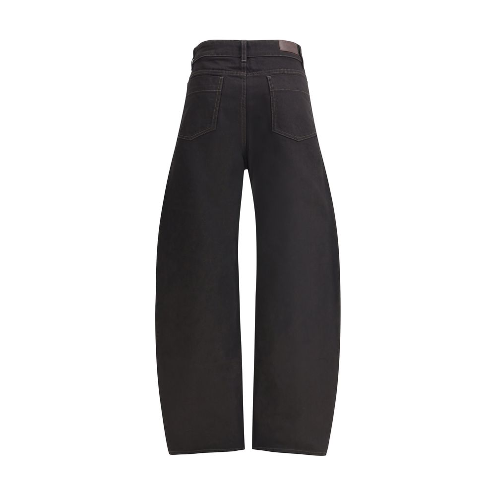 Lemaire Black Cotton Casual Pants | Regal Royce