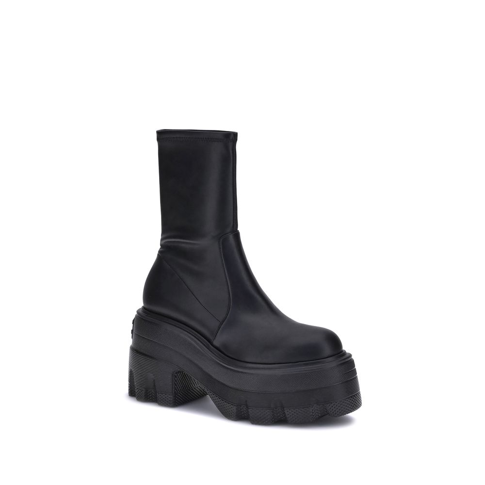 Casadei Black Polyamide Boots | Regal Royce