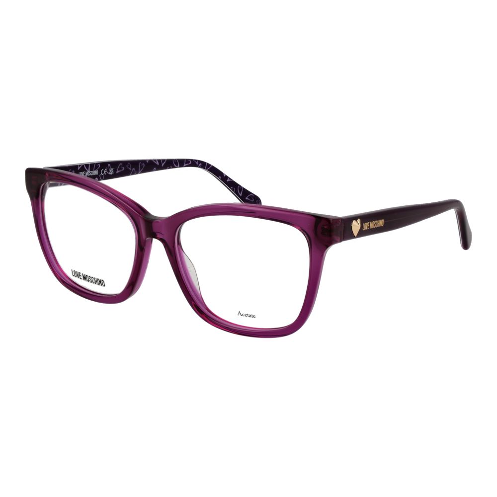 Love Moschino Purple Acetate Glasses (Frames) | Regal Royce