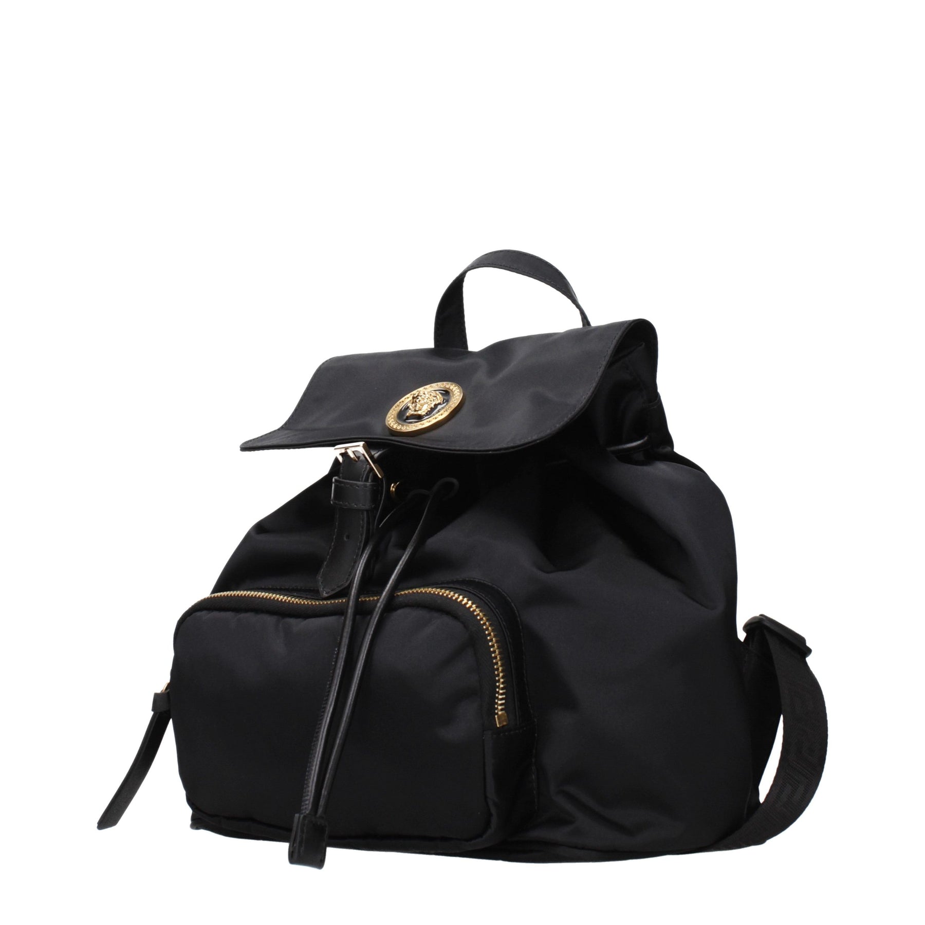 Versace Black Fabric Backpack | Regal Royce