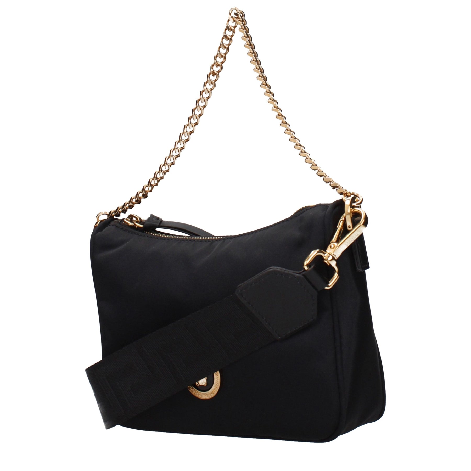 Versace Black Fabric Handbag | Regal Royce