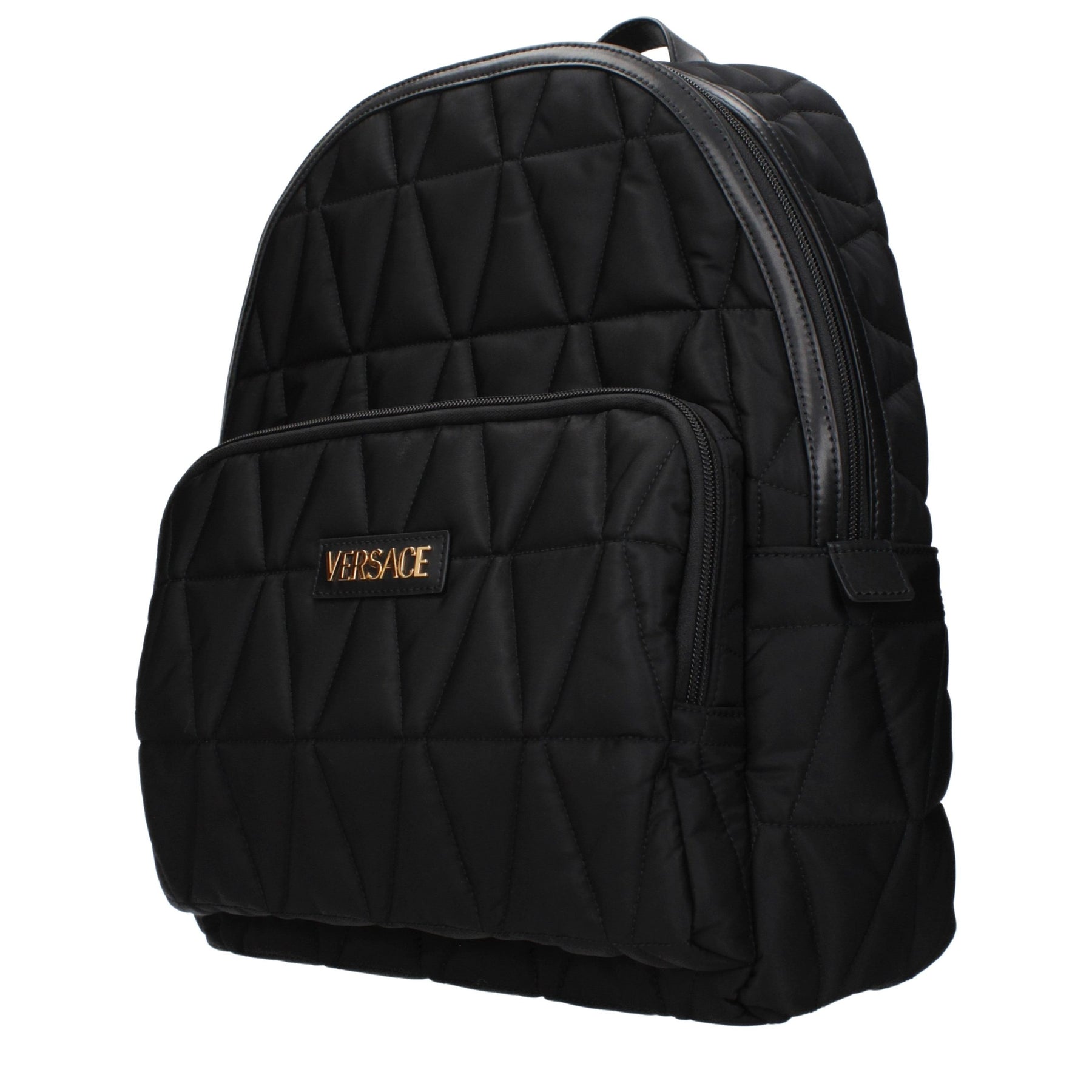 Versace Black Fabric Backpack | Regal Royce
