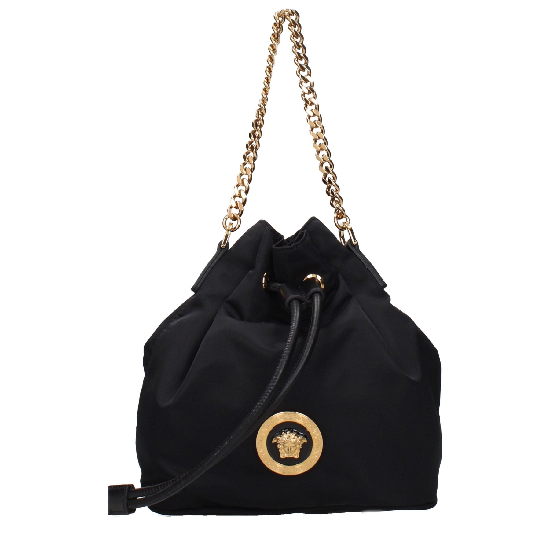 Versace Black Fabric Handbag | Regal Royce