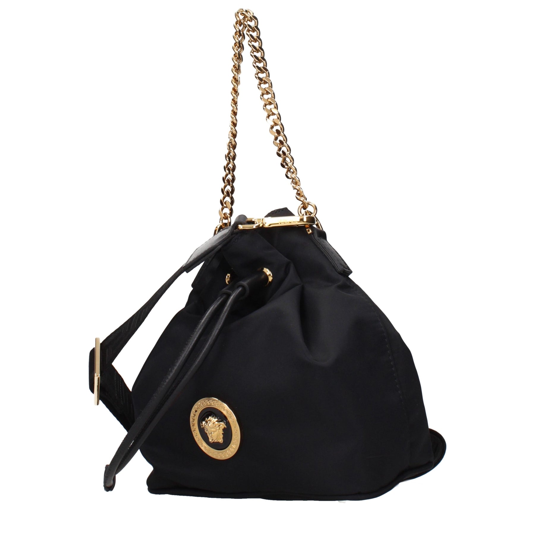 Versace Black Fabric Handbag | Regal Royce