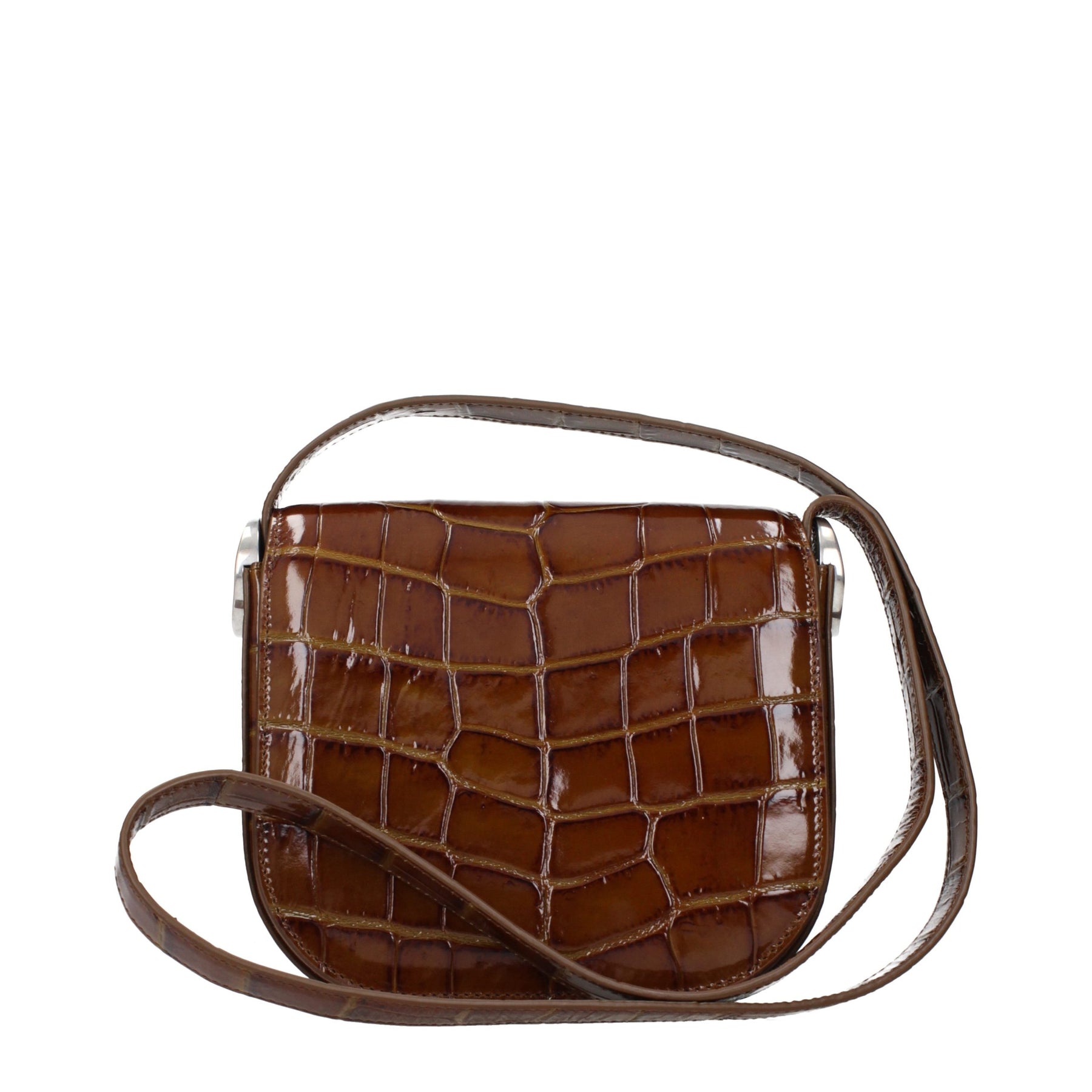 Jil Sander Brown Leather Crossbody Bag | Regal Royce