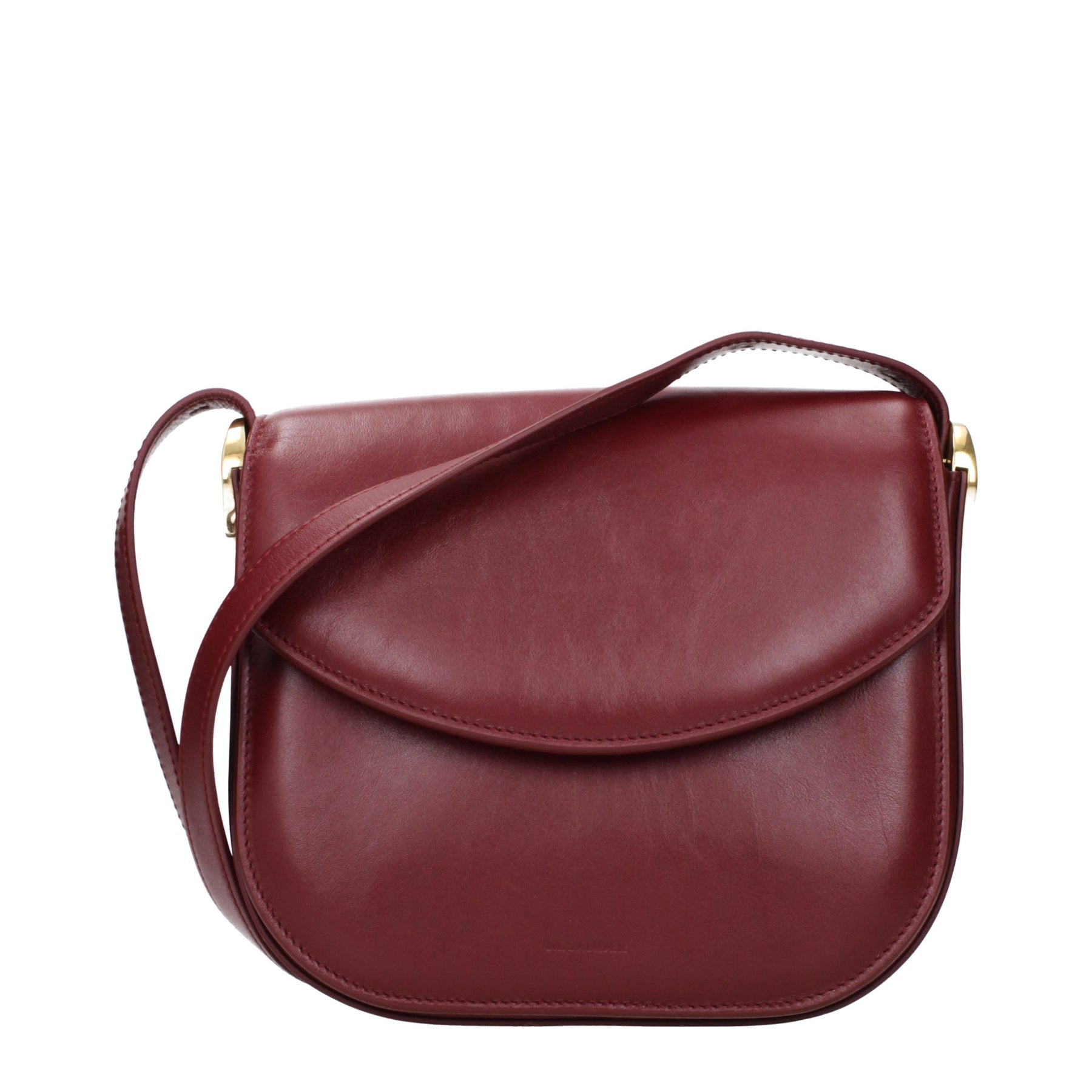 Jil Sander Red Leather Crossbody Bag | Regal Royce