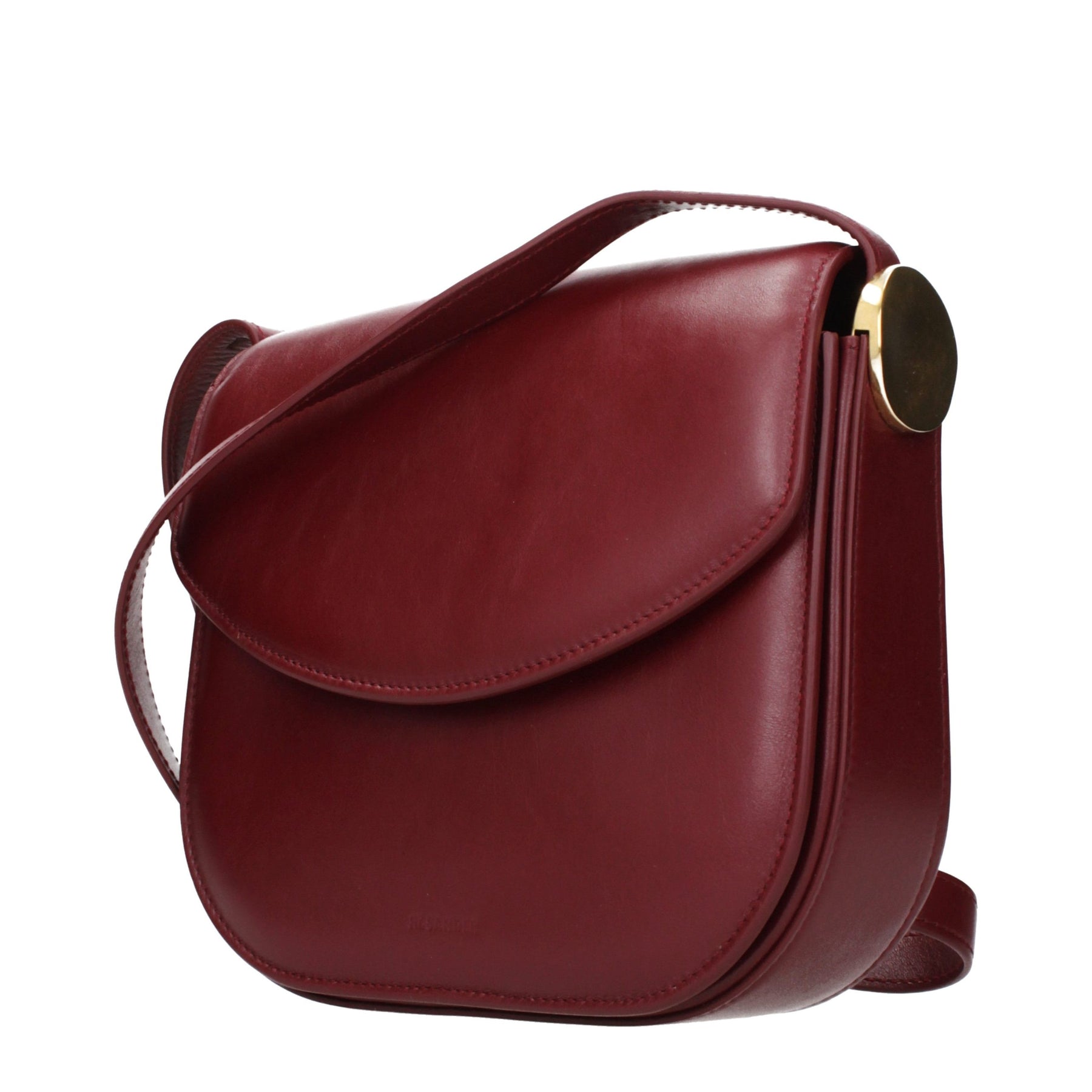 Jil Sander Red Leather Crossbody Bag | Regal Royce