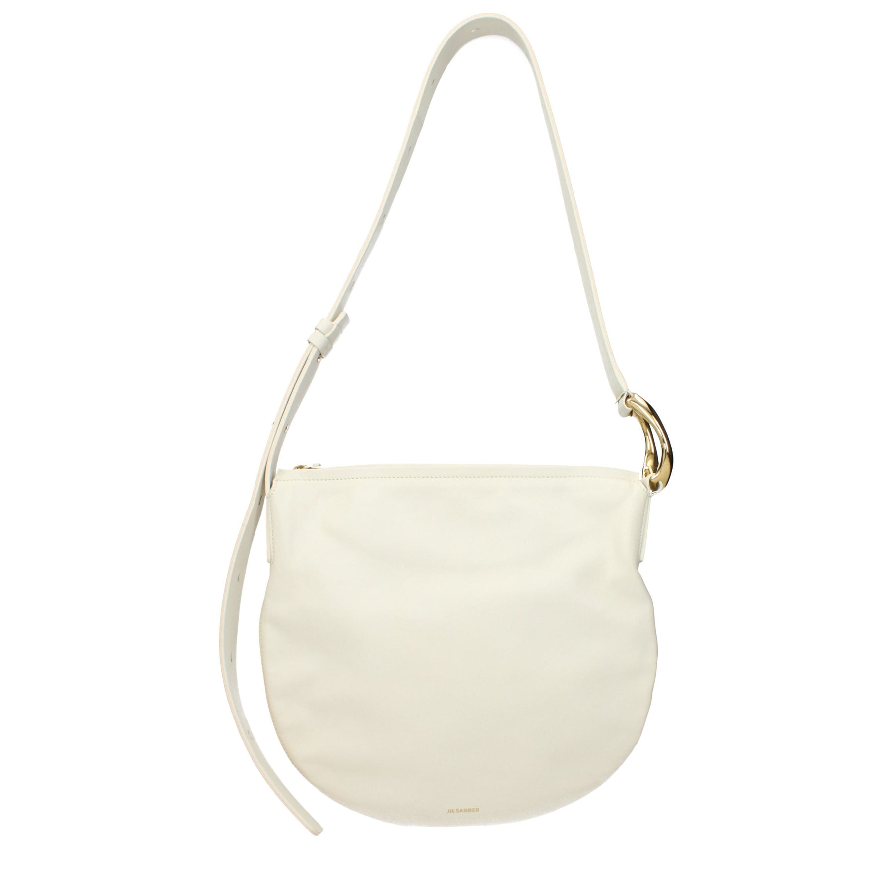 Jil Sander Beige Leather Crossbody Bag | Regal Royce