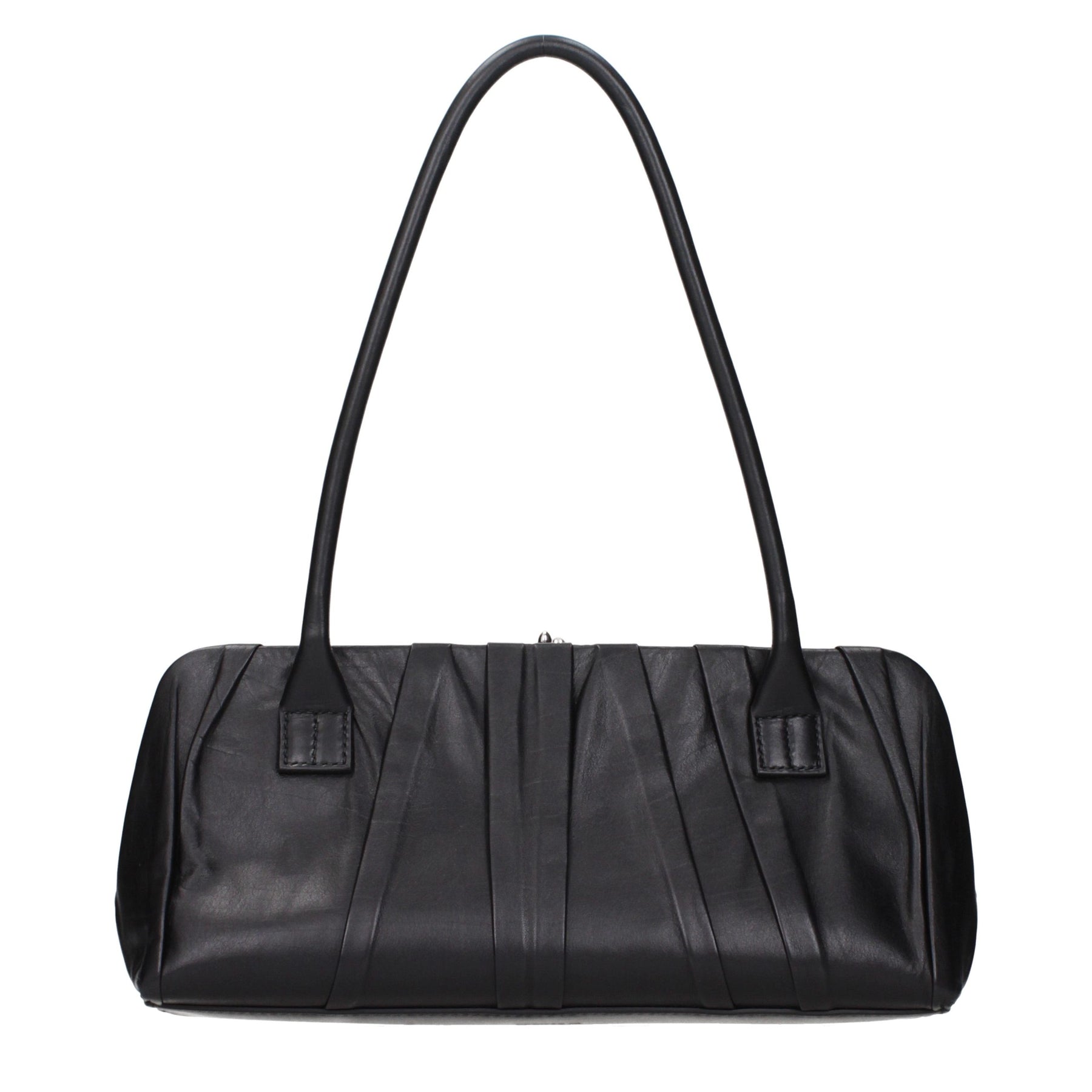 Jil Sander Black Leather Shoulder Bag | Regal Royce