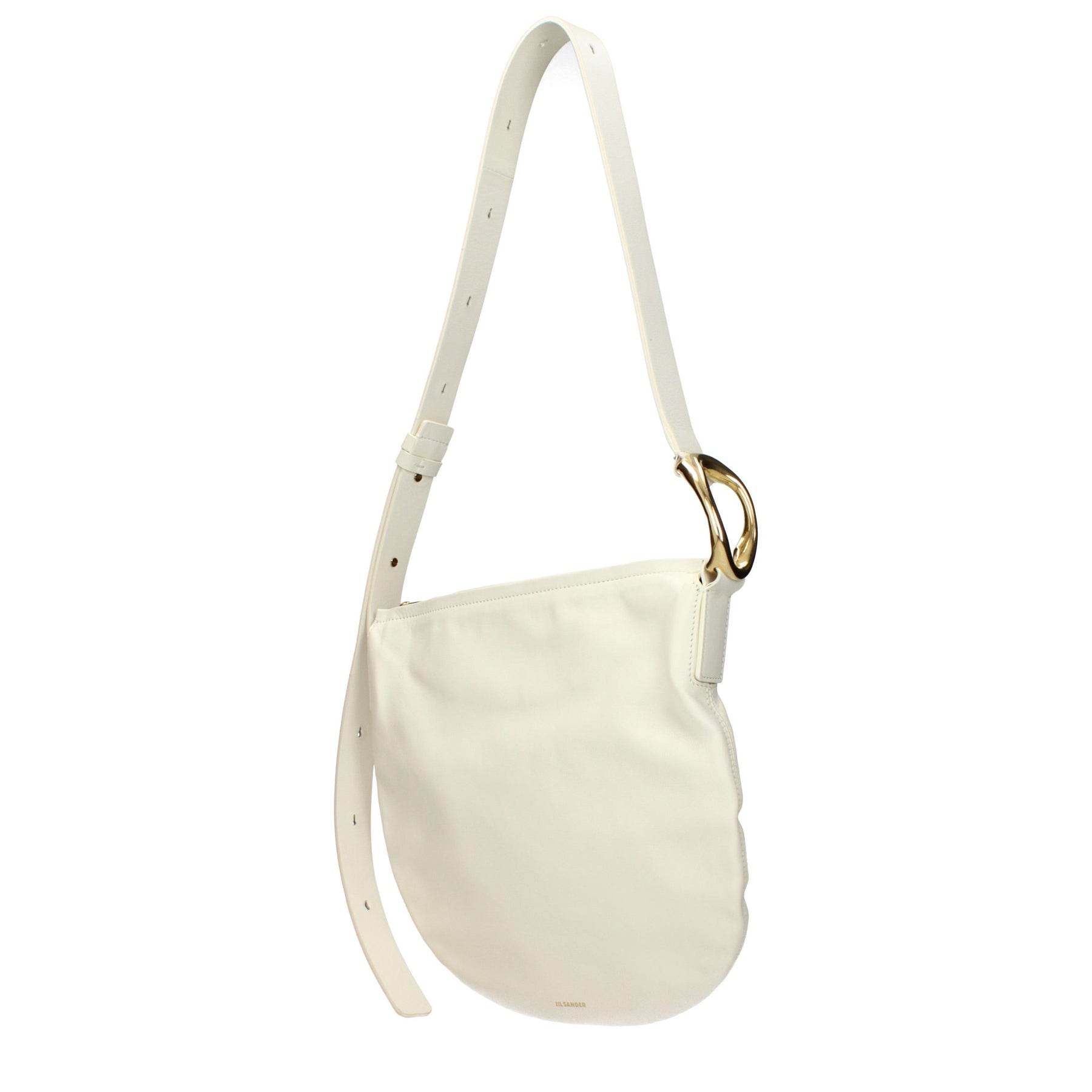 Jil Sander Beige Leather Crossbody Bag | Regal Royce