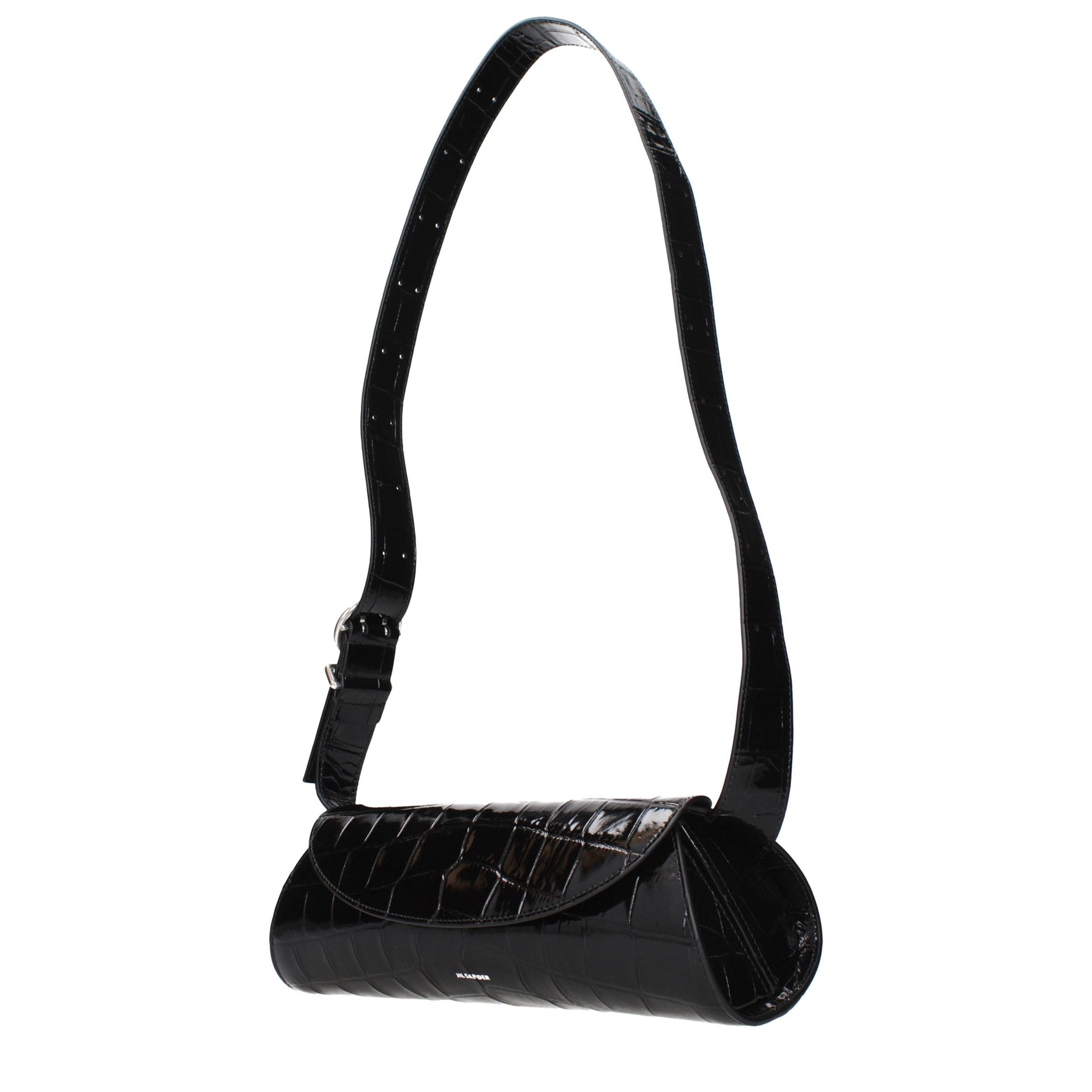 Jil Sander Black Leather Crossbody Bag | Regal Royce