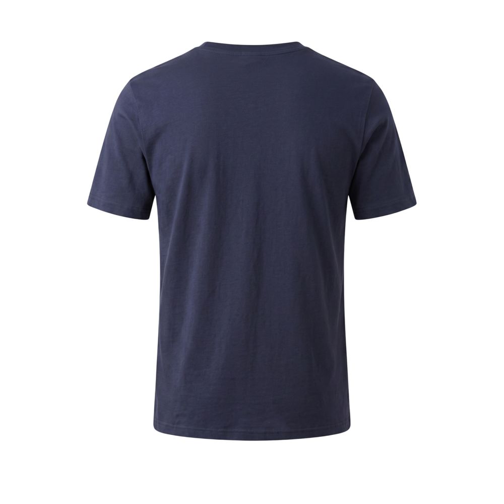 Mr&Mrs Italy Blue Cotton Men T-shirt | Regal Royce