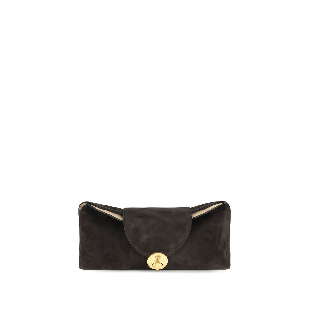Versace Brown Calf Leather Bos Taurus Shoulder Bag | Regal Royce