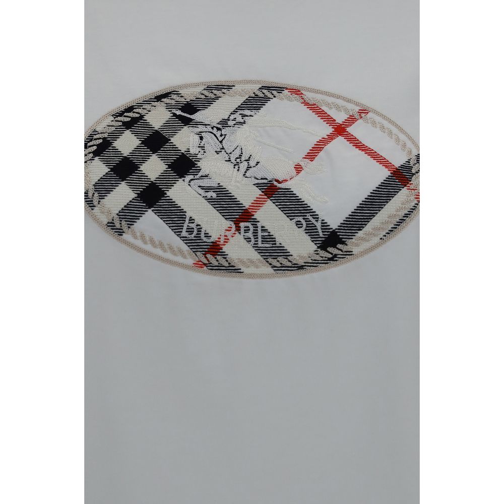 Burberry White Cotton T-Shirt | Regal Royce