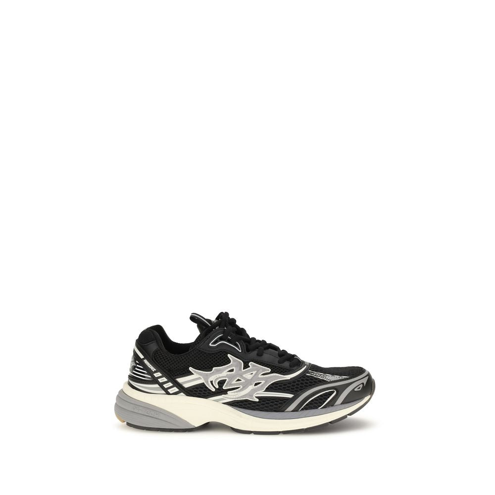 Amiri Black Calf Leather Bos Taurus Athletic Sneakers | Regal Royce