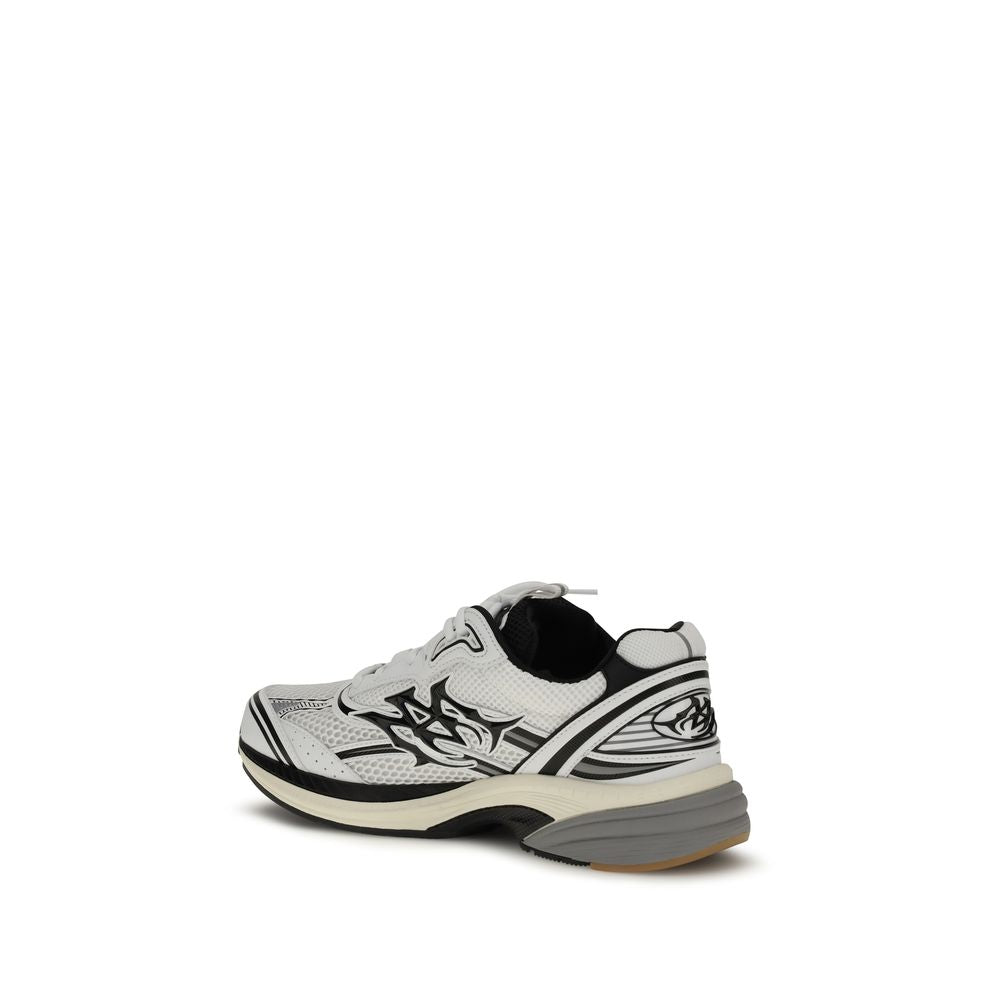 Amiri White Calf Leather Bos Taurus Athletic Sneakers | Regal Royce
