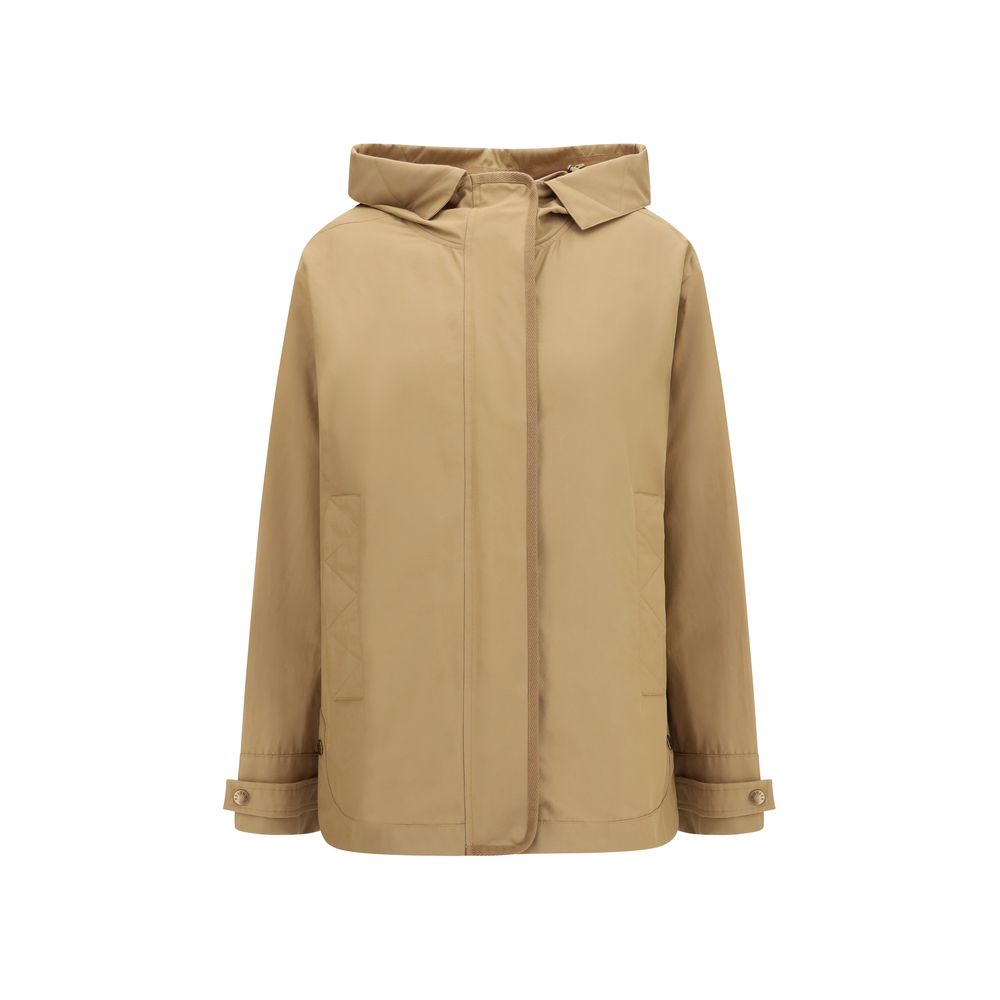 Moncler Beige Polyamide Shell Jacket | Regal Royce