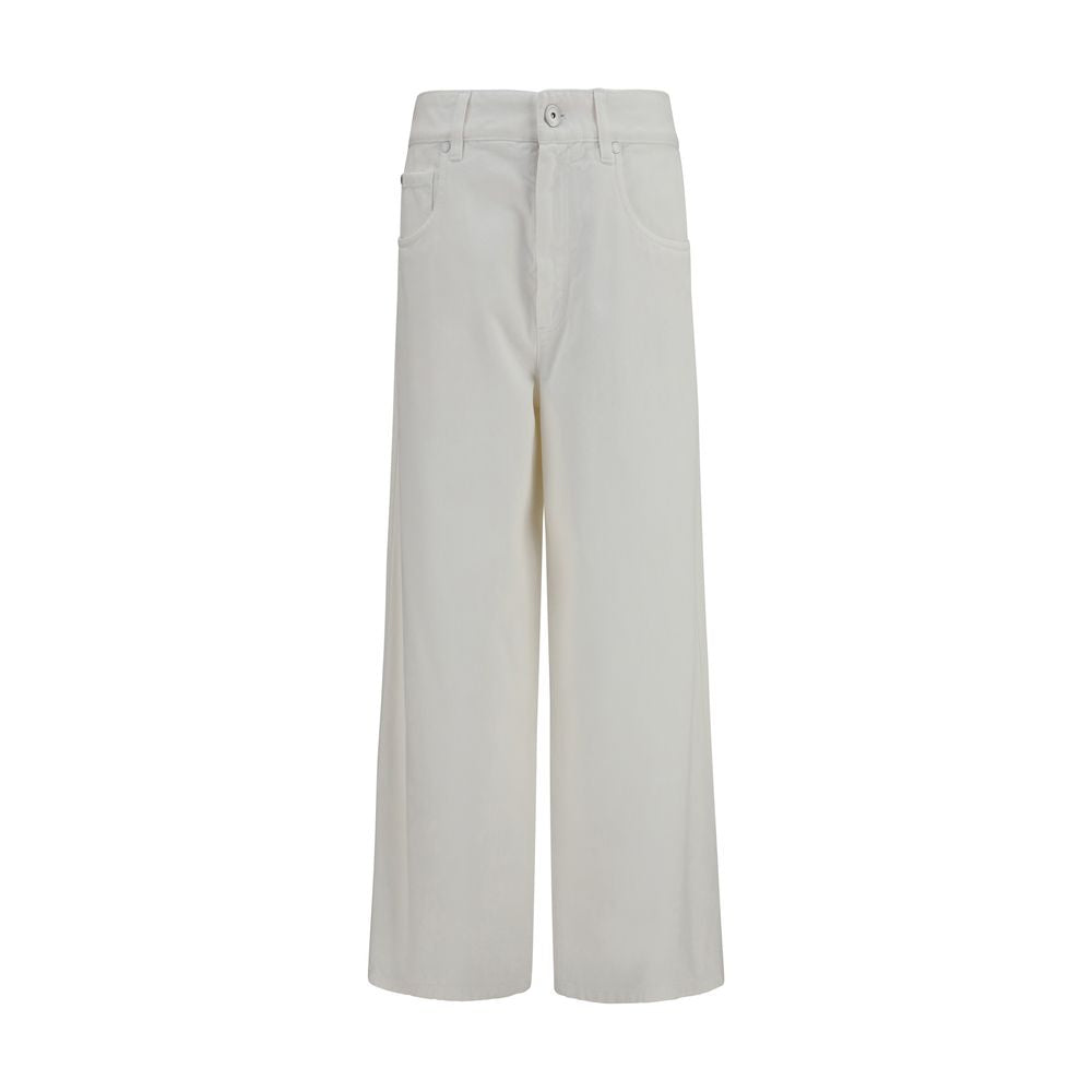 Brunello Cucinelli Beige Cotton Jeans Denim | Regal Royce