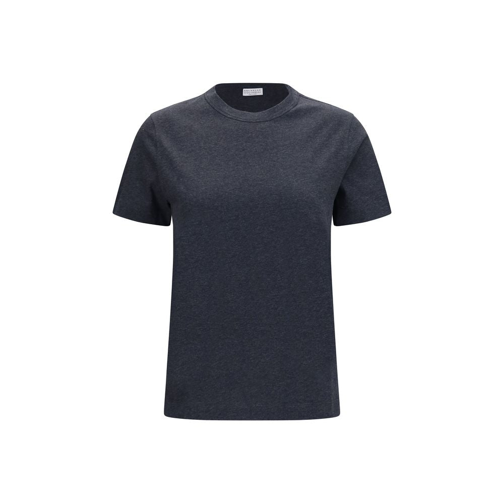 Brunello Cucinelli Gray Cotton T-Shirt | Regal Royce
