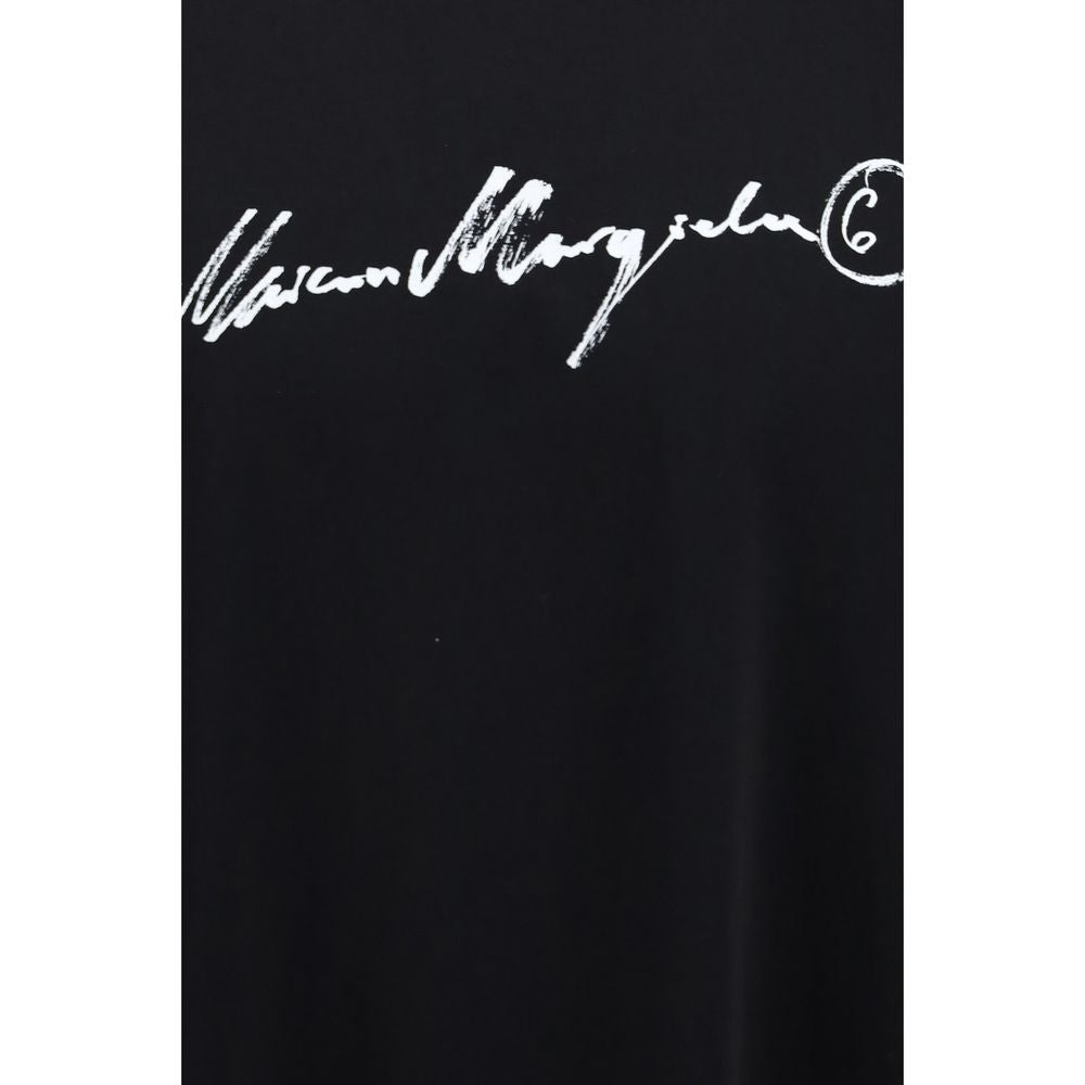 MM6 Black Cotton T-Shirt | Regal Royce