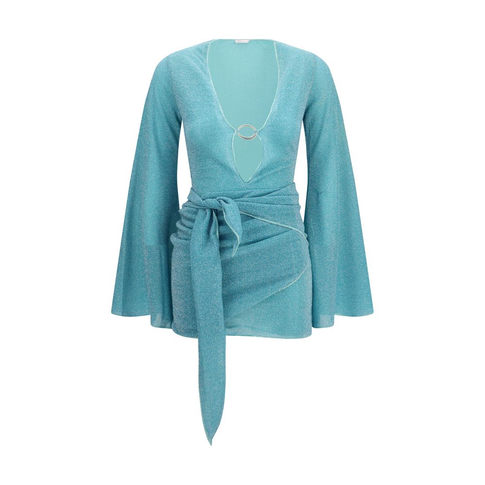 Oséree Blue Polyamide Cocktail Dress | Regal Royce