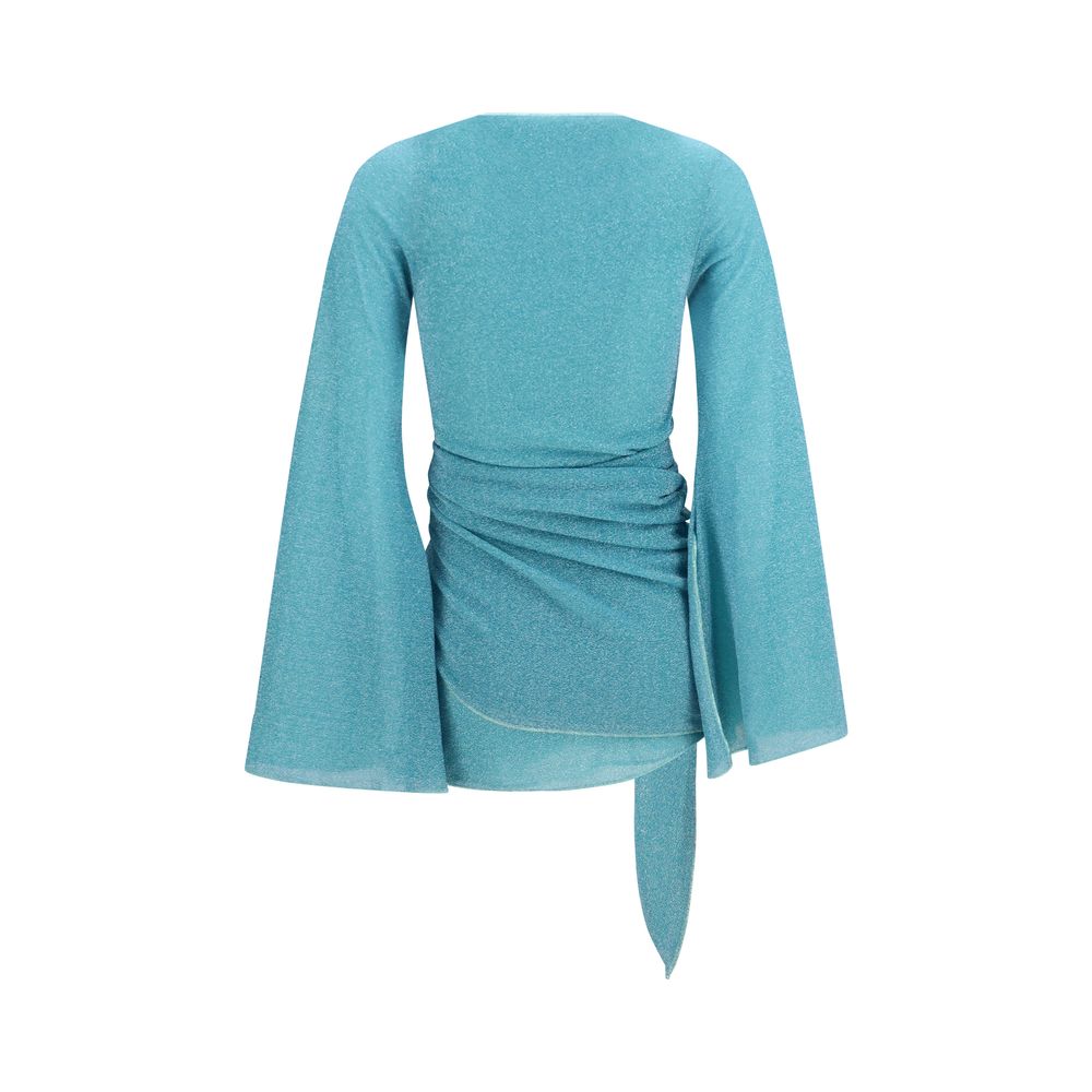 Oséree Blue Polyamide Cocktail Dress | Regal Royce