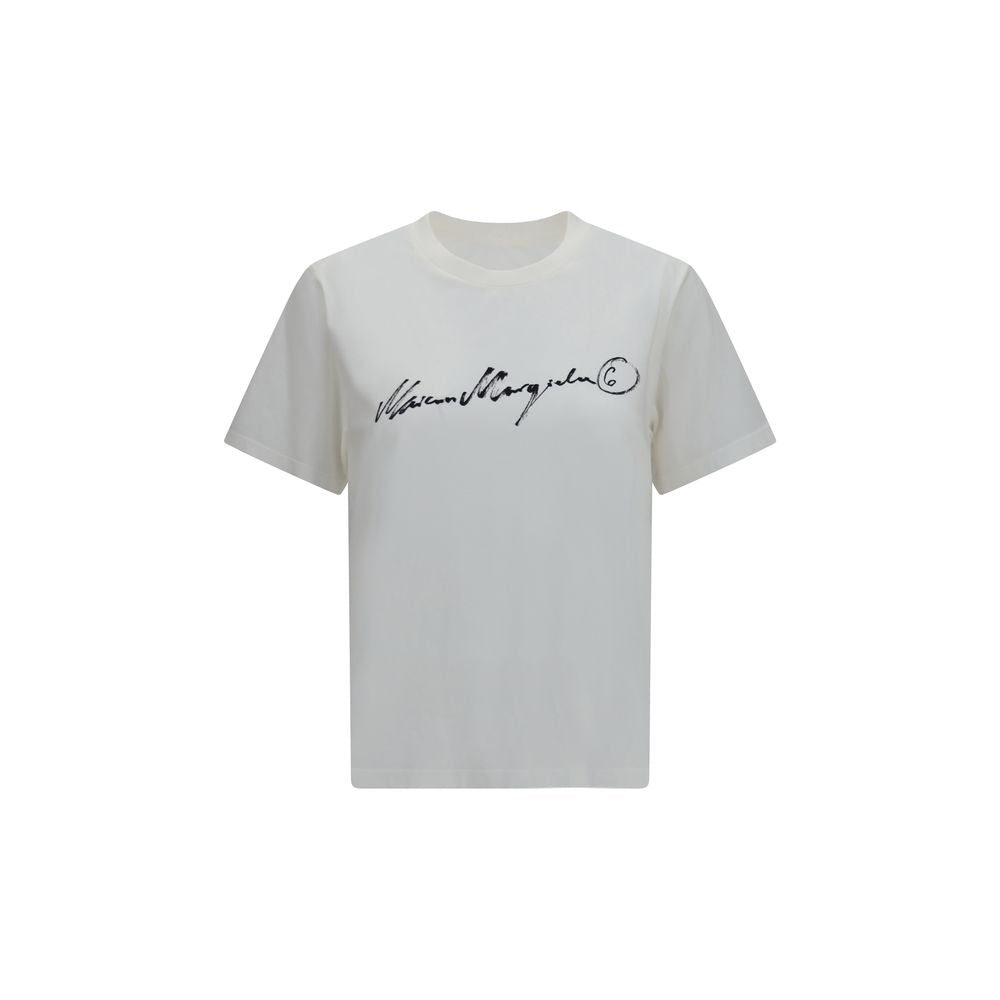 MM6 White Cotton T-Shirt | Regal Royce