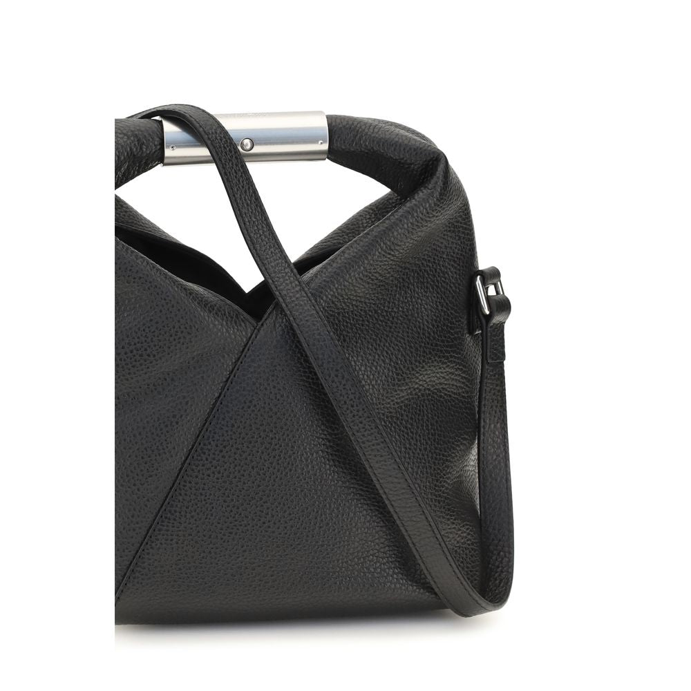 MM6 Black Calf Leather Bos Taurus Shoulder Bag | Regal Royce