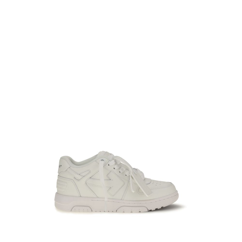 Off-White White Calf Leather Bos Taurus Low Top Sneakers | Regal Royce