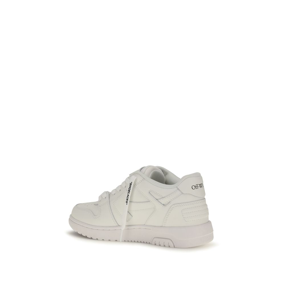 Off-White White Calf Leather Bos Taurus Low Top Sneakers | Regal Royce