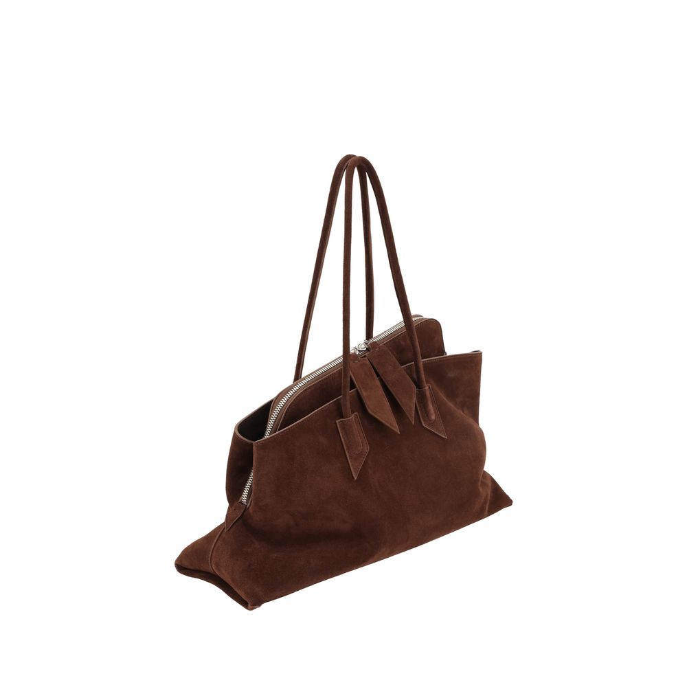 The Attico Brown Calf Leather Bos Taurus Shoulder Bag | Regal Royce