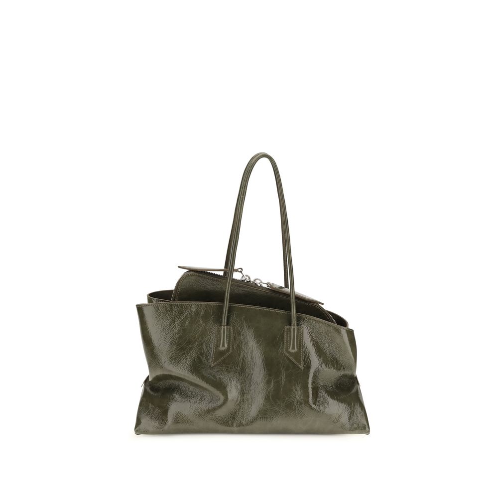The Attico Bicolor Calf Leather Bos Taurus Shoulder Bag | Regal Royce