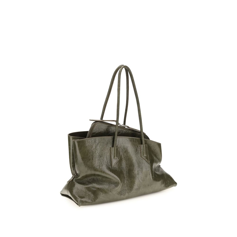 The Attico Bicolor Calf Leather Bos Taurus Shoulder Bag | Regal Royce
