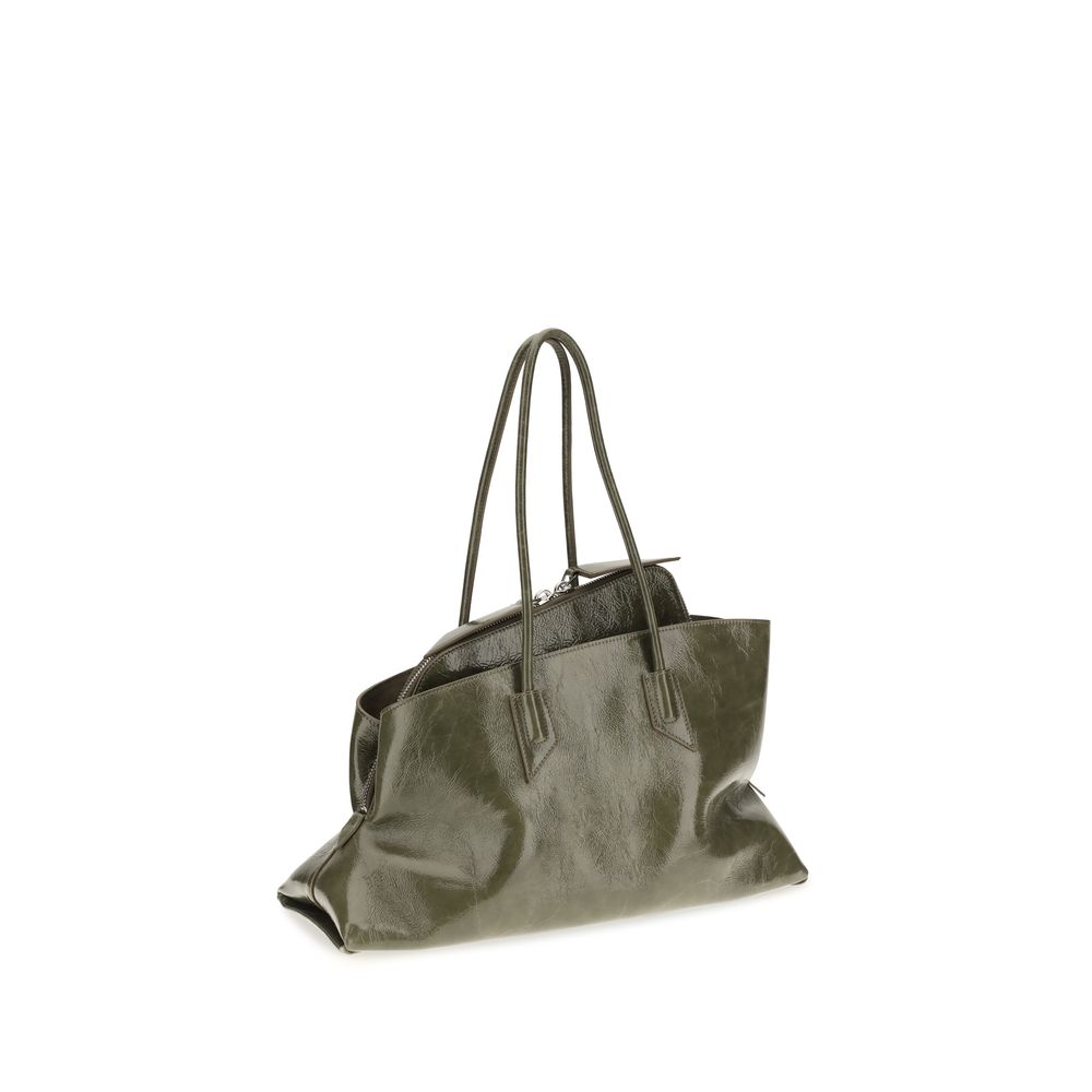 The Attico Bicolor Calf Leather Bos Taurus Shoulder Bag | Regal Royce