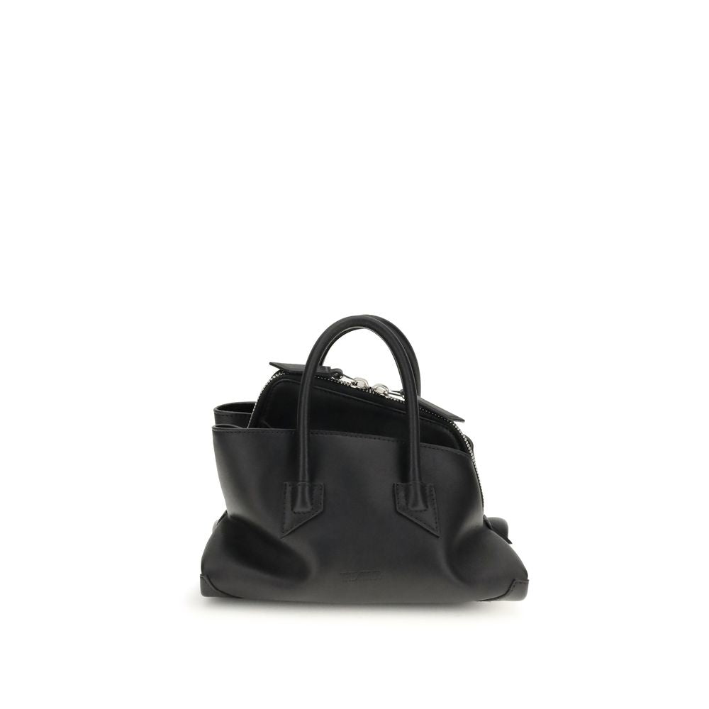 The Attico Black Calf Leather Bos Taurus Handbag | Regal Royce