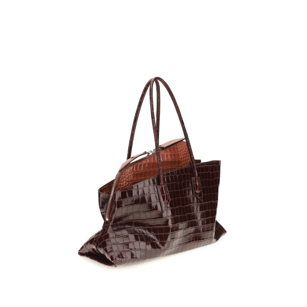 The Attico Bordeaux Calf Leather Bos Taurus Shoulder Bag | Regal Royce
