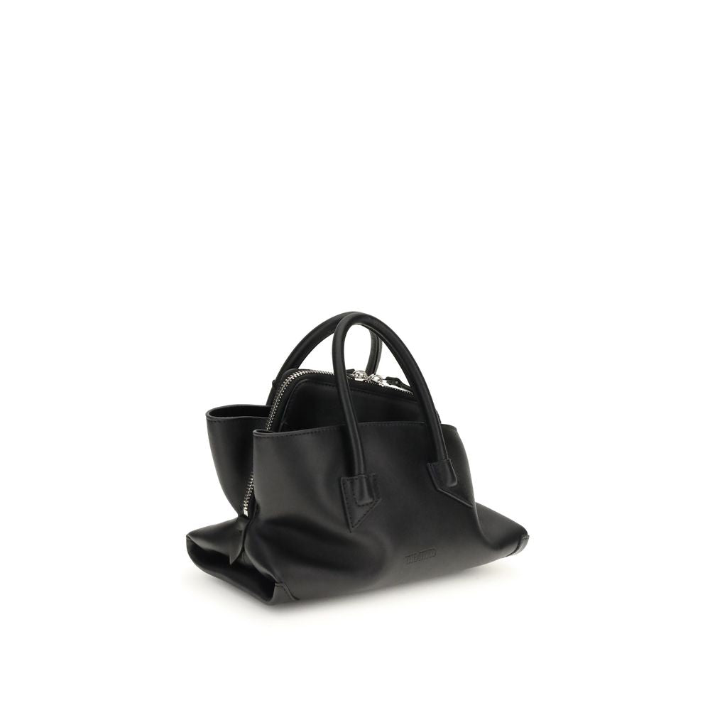 The Attico Black Calf Leather Bos Taurus Handbag | Regal Royce
