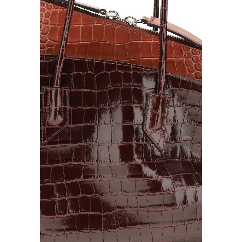 The Attico Bordeaux Calf Leather Bos Taurus Shoulder Bag | Regal Royce