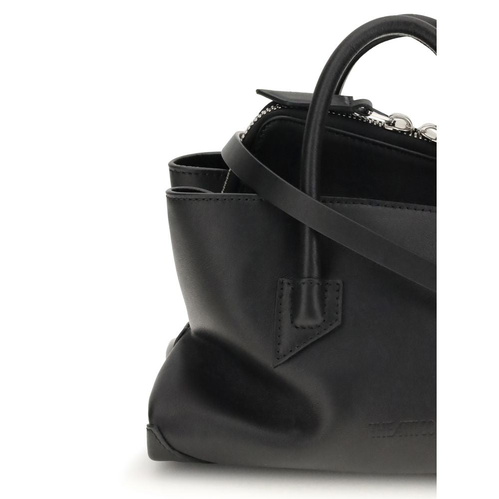 The Attico Black Calf Leather Bos Taurus Handbag | Regal Royce