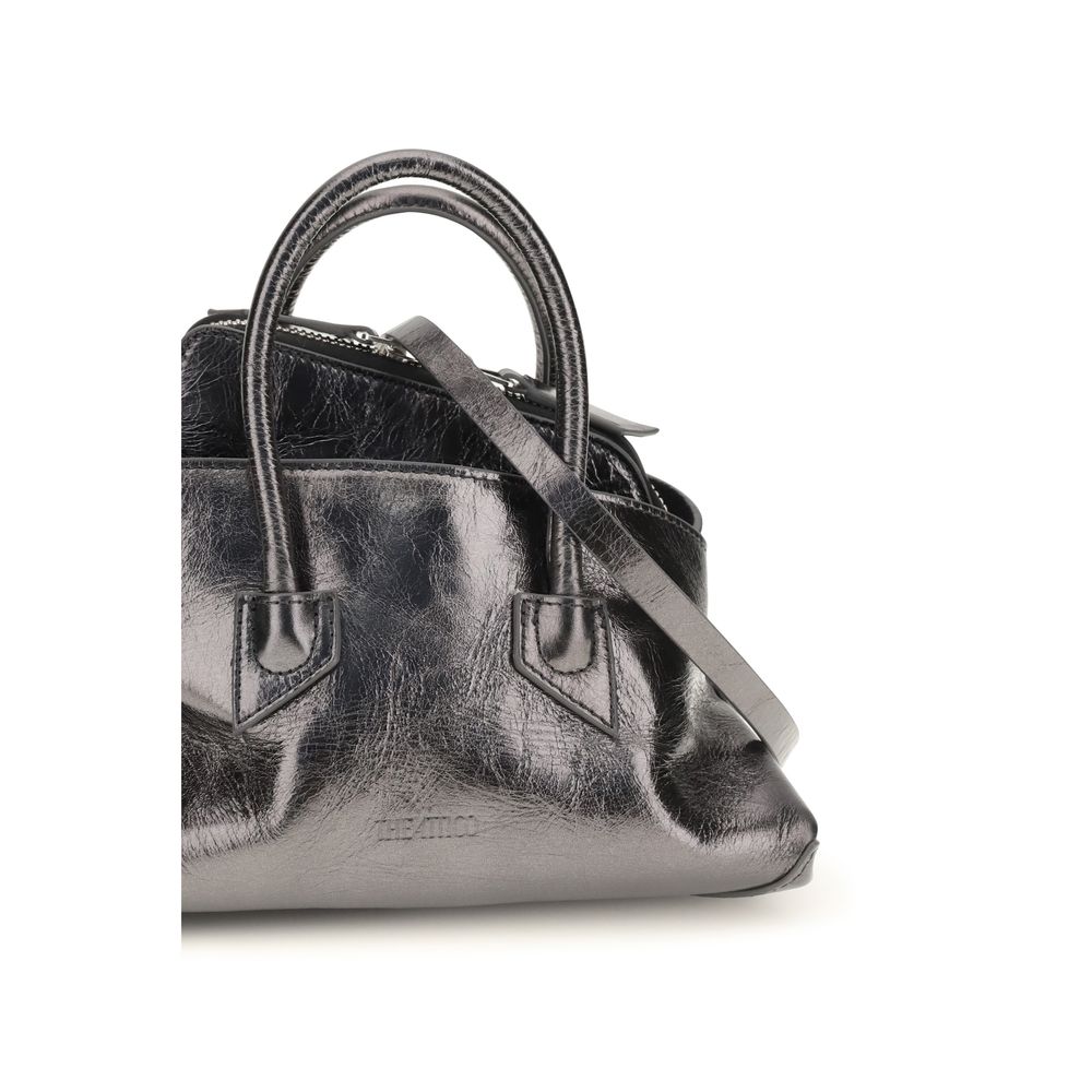 The Attico Gray Calf Leather Bos Taurus Handbag | Regal Royce
