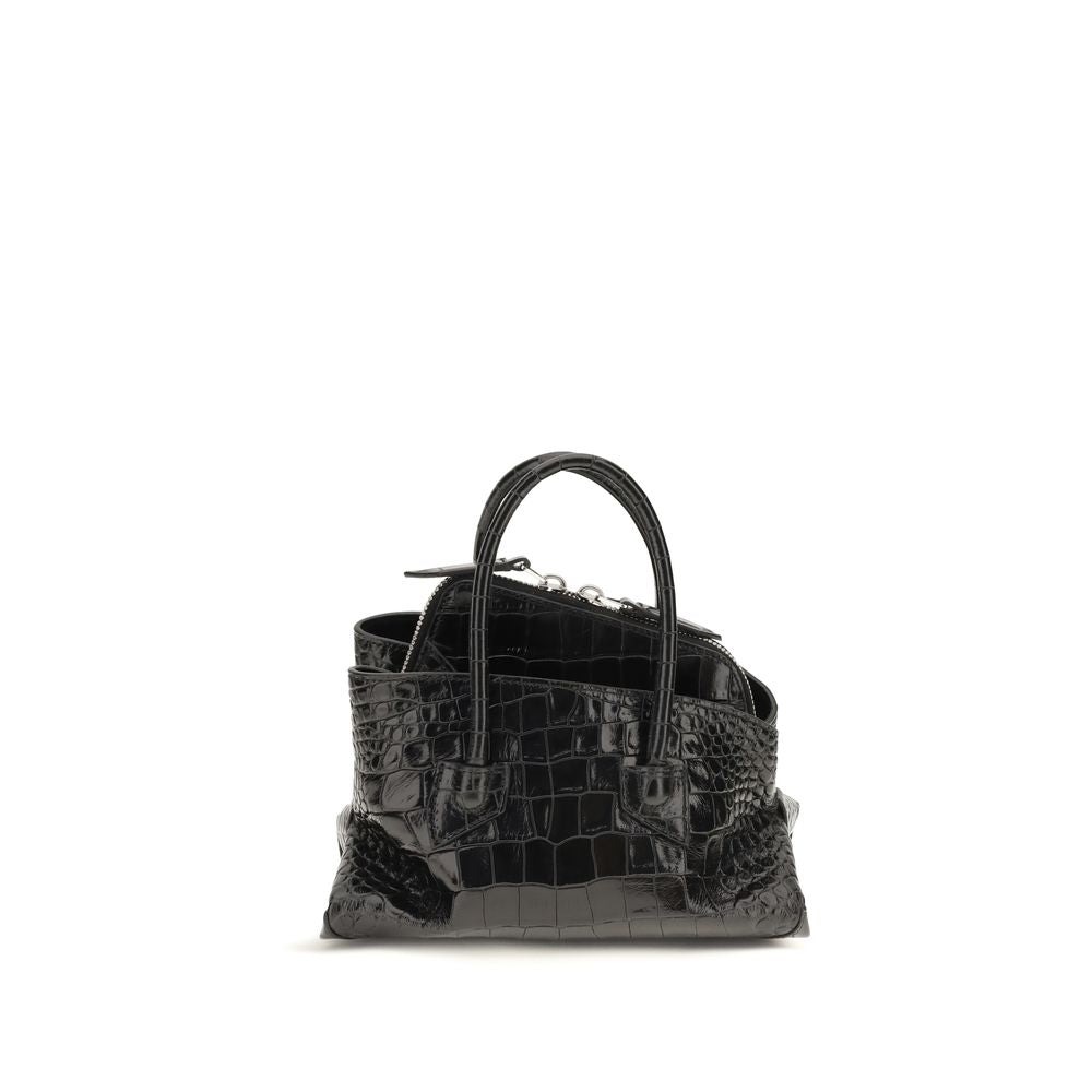 The Attico Black Calf Leather Bos Taurus Handbag | Regal Royce