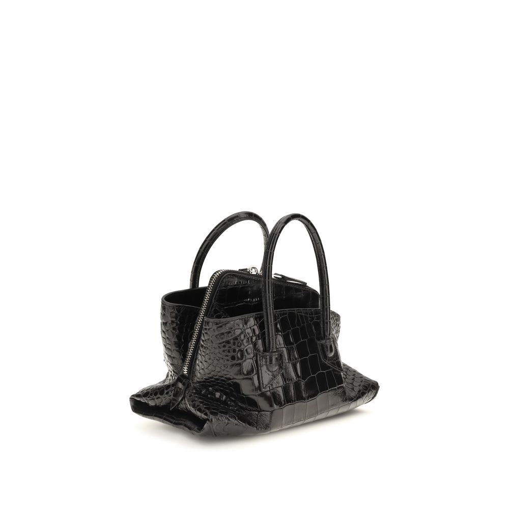The Attico Black Calf Leather Bos Taurus Handbag | Regal Royce