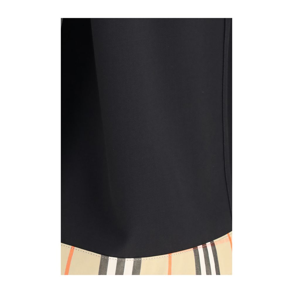 Burberry Black Wool Oves Aries Midi Skirt | Regal Royce