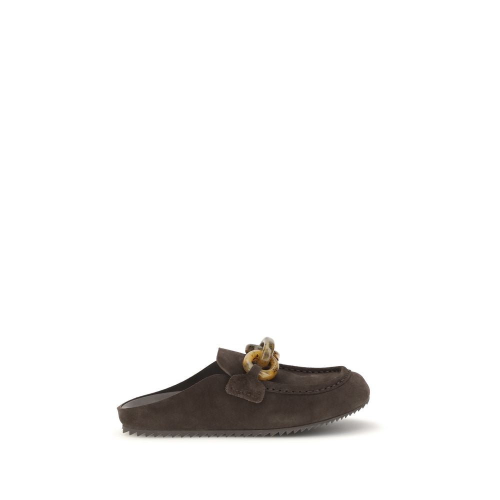Pedro García Brown Calf Leather Bos Taurus Mules | Regal Royce