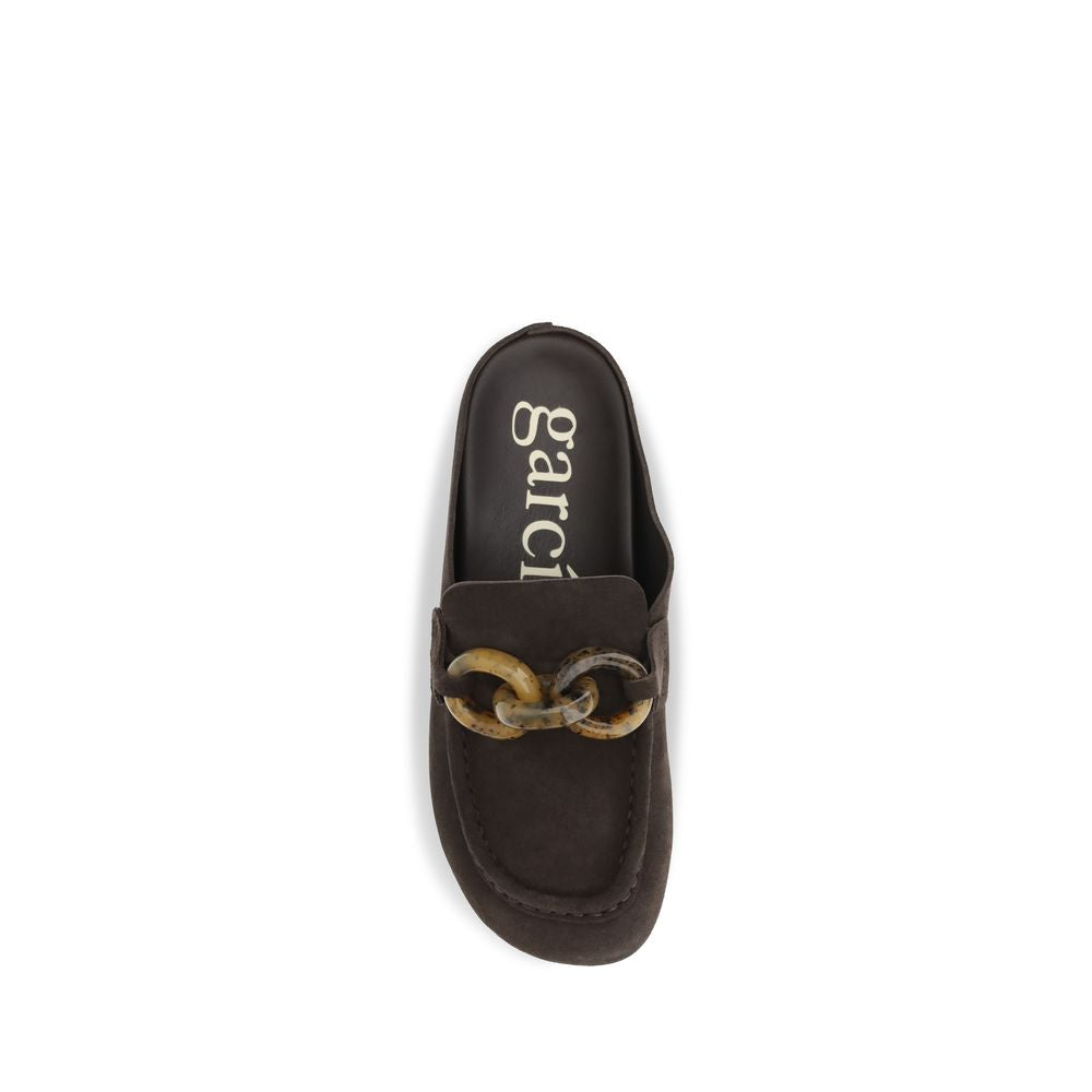 Pedro García Brown Calf Leather Bos Taurus Mules | Regal Royce