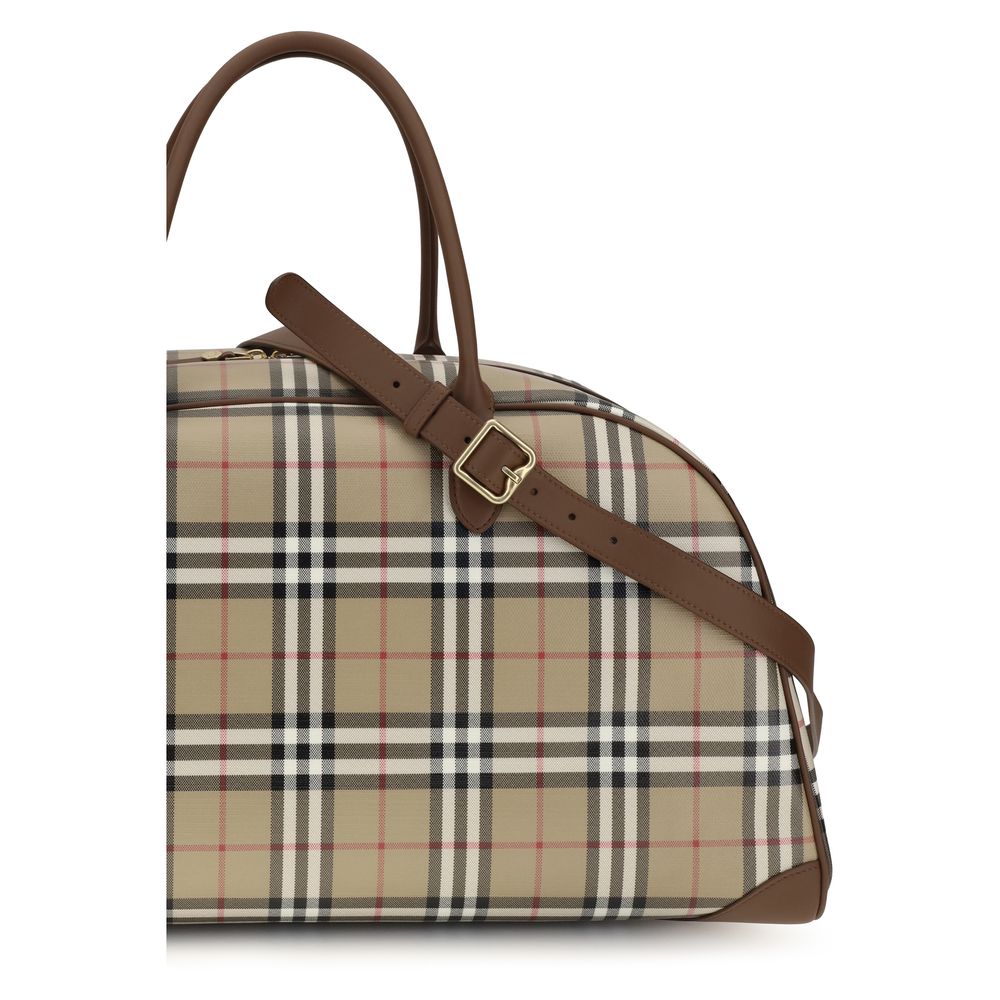 Burberry Beige Cotton Shoulder Bag | Regal Royce