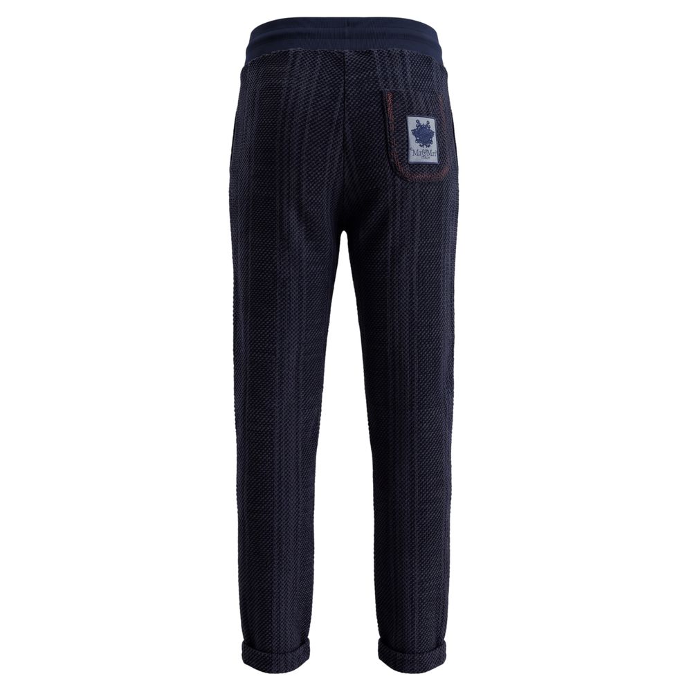 Mr&Mrs Italy Blue Knit Women Pants | Regal Royce