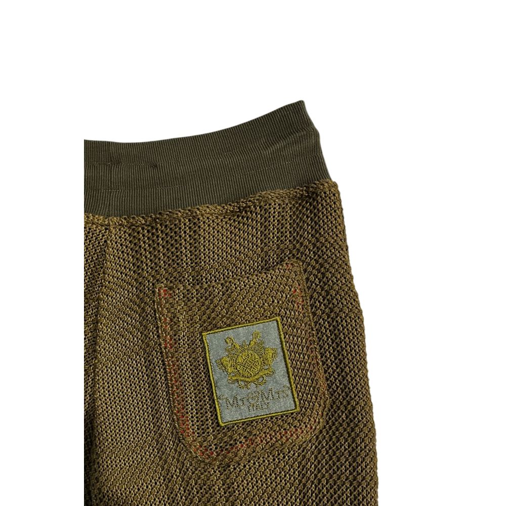 Mr&Mrs Italy Green Mesh Women Pants | Regal Royce