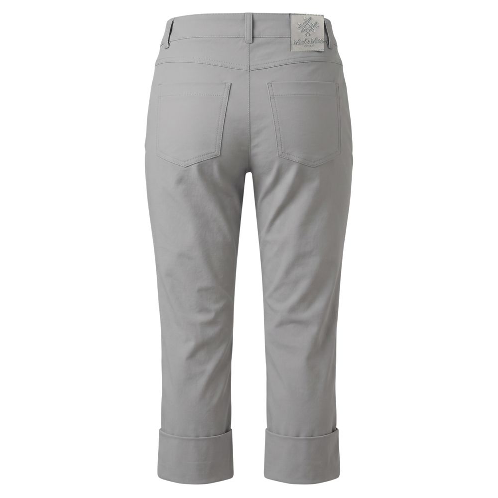 Mr&Mrs Italy Grey Cotton Women Pants | Regal Royce