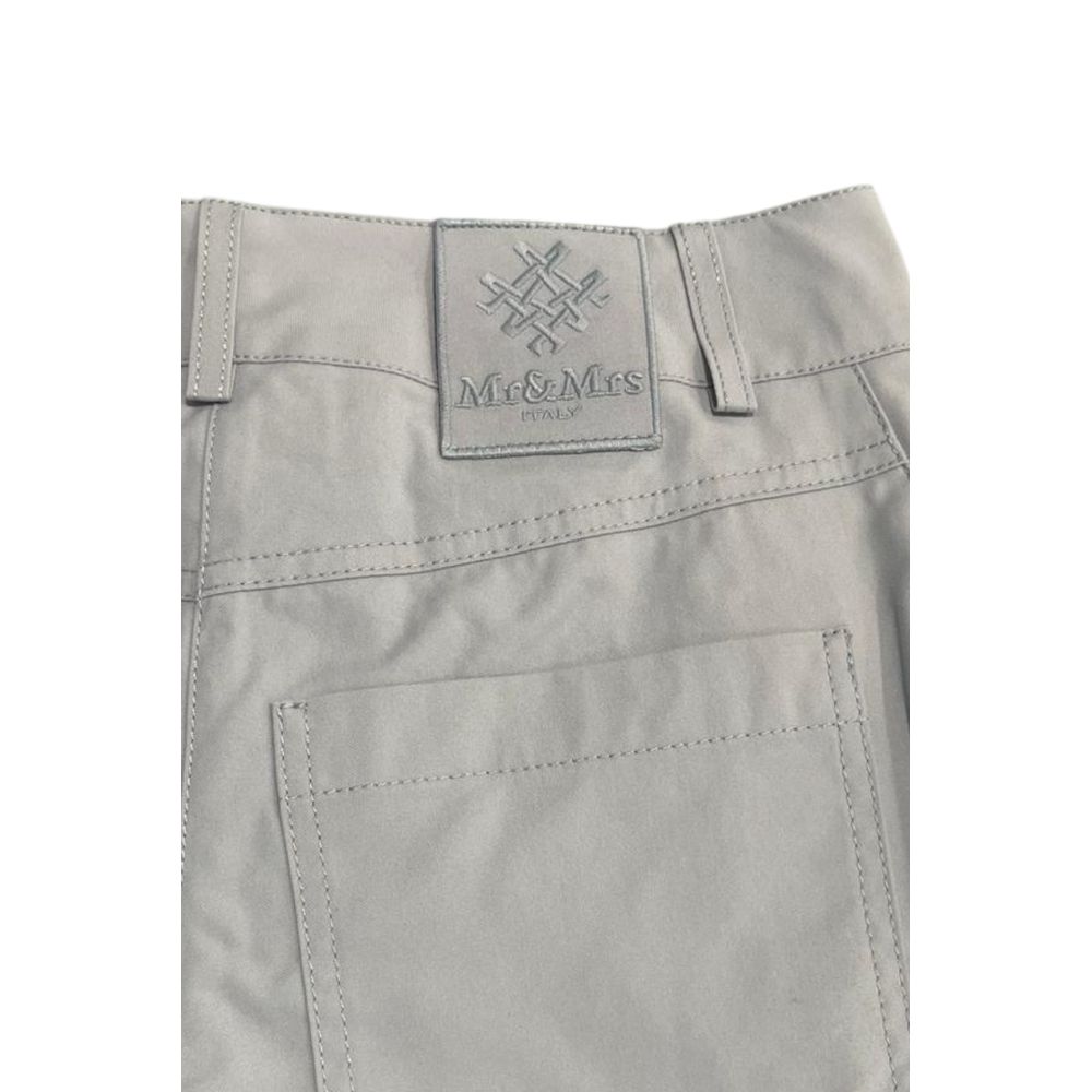 Mr&Mrs Italy Grey Cotton Women Pants | Regal Royce